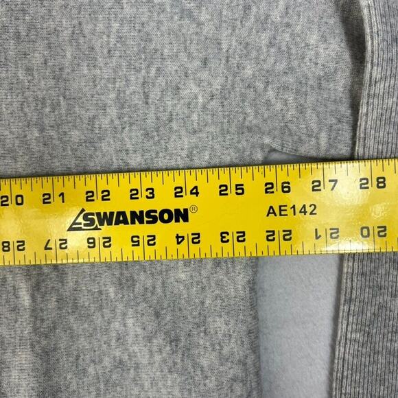 Garnet Hill Sweater Woman Small Gray Merino Wool Cashmere Pockets Turtleneck - Picture 5 of 8